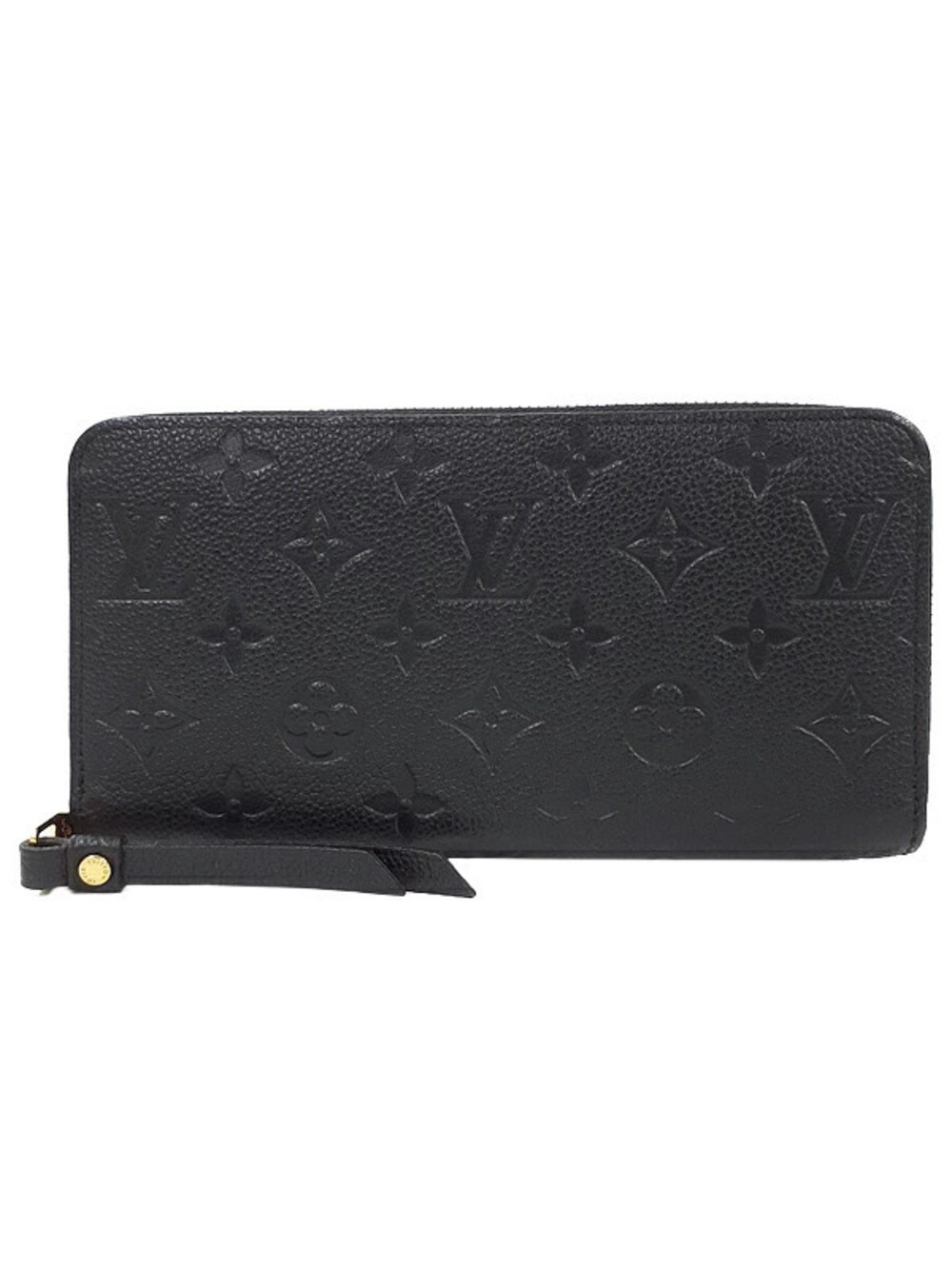 Louis Vuitton Monogram Empreinte Zippy Wallet Round Zipper Long